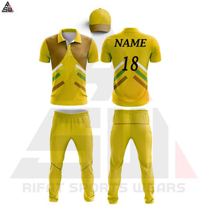 Uniforme de Cricket Sublimado Personalizado, Camiseta y Pantalón - Diseña Tu Propio Equipo, Tela Transpirable Personalizada de Alta Calidad - Product Image 2