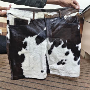 Pantalones Cortos de Cuero Vacuno para Hombre, Personalizados, Elegantes, Casuales, Ecológicos, de Primera Calidad, Cómodos, Duraderos, Transpirables y de Secado Rápido - Product Image 2