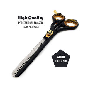 Precio al por mayor, tijeras de adelgazamiento, tijeras de peluquero de corte experto, tijeras clásicas japonesas de acero inoxidable 440C para salón - Product Image 2