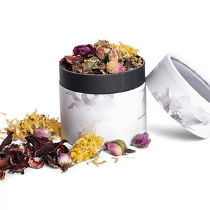 Wholesale Paper Round Flower Gift Packaging Custom Logo Printed Round Box Tea Flower Boxes