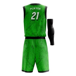 Maillot de basket-ball respirant confortable personnalisé imprimé uniforme de sublimation pour les jeux formation basket-ball personnalisé personnalisé - Product Image 6