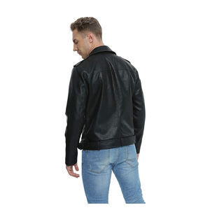 Men's Leather <b>Jacket</b> for <b>Biker</b> Distressed Genuine Leather <b>Jacket</b> Lambskin Top Quality Material Parka <b>Jacket</b> Men - Product Image 5