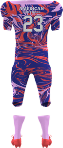 Custom Team Vintage Rams poliéster Kit de malla sublimada jóvenes adultos Tackle Twill conjunto de uniformes de fútbol - Product Image 6