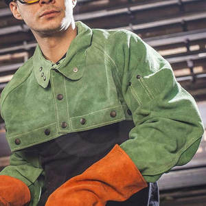 Manches de cape de soudage de couleur unie à séchage rapide Vêtements de sécurité Manches de cape de soudage pour la vente en ligne - Product Image 2