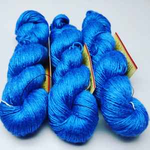 Cono de hilo de seda cruda de morera Natural pura 100% hilado para tejer a mano bordado tejido anillo teñido-precio de fábrica - Product Image 3