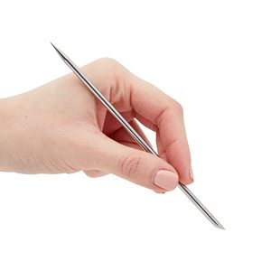 Empujador y Raspador de Cutículas Metálico de Doble Punta, Herramientas de Manicura Profesionales Duraderas para Salón de Uñas - Product Image 4