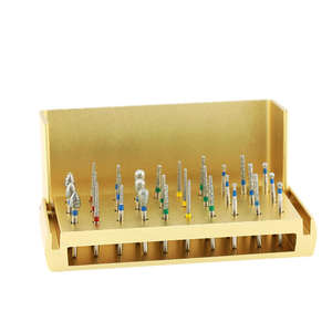 Cost Effecting Manual <b>Dental</b> High Speed Diamond Bur Set Polishing <b>Drill</b> Bit and <b>Drill</b> File <b>Accessory</b> Kit for Clinical Use By MI - Product Image 4