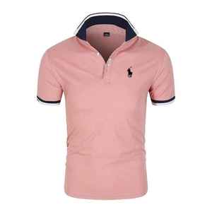 Camisetas Polo de Manga Corta con Logotipo Personalizado para Hombre, Transpirables, de Algodón, Ropa Casual, Venta al por Mayor - Product Image 1