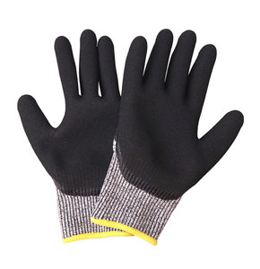 Guantes de seguridad mecánicos de vendedor superior Guantes de mano de trabajo anticorte resistentes a cortes Guantes de seguridad mecánicos de ajuste manual - Product Image 4
