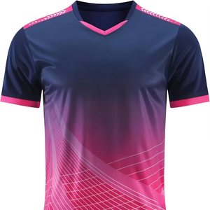 Uniforme de Fútbol para Hombre de Alto Rendimiento, Manga Corta, Ligero, de Secado Rápido, Tejido Transpirable, Corte Atlético, para Partidos - Product Image 1