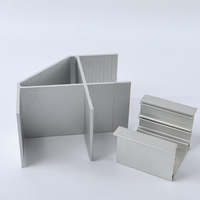 Profilés en alliage d'aluminium de la série 6000 de haute précision, sur mesure, pour l'éclairage, pliage et soudage, dissipation thermique, installation facile