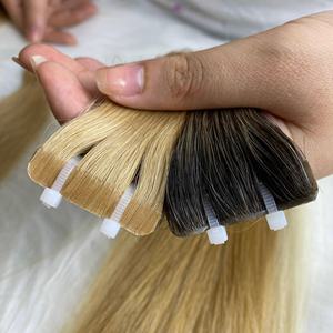12-26 pouces naturel droit Piano couleur Ombre couleur bande de cheveux humains dans les extensions de cheveux 100% bande de cheveux humains dans les extensions - Product Image 5