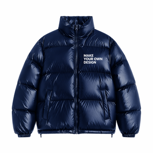Chaqueta Acolchada con Cuello Alto y Cierre Frontal, Abrigo Grueso Aislante para Invierno, Resistente al Viento, Talla Grande, Unisex, Diseño Personalizado OEM - Product Image 3