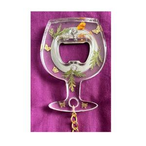 Ouvre-bouteille en résine et en métal fait à la main, adapté aux mariages rustiques, aux fêtes décontractées ou aux célébrations quotidiennes à la maison - Product Image 4