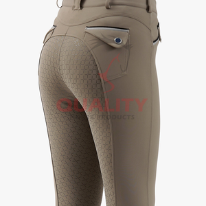 Collants d'entraînement taille haute pour femme Matériau doux pour un confort et une forme physique maximum pour l'équitation Vêtements équestres - Product Image 2