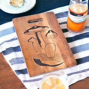Planche à découper en bois d'acacia Bloc à découper de cuisine avec design gravé au laser Nouvelle planche à fromage et planche à charcutier pour ustensiles de cuisine - Product Image 5