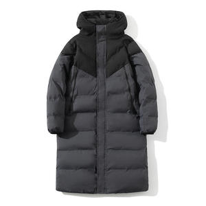 Nouveau design Veste longue d'hiver en duvet pour hommes Veste longue à capuche de sport Veste chaude à fermeture éclair imperméable pour adultes Veste en duvet pour femmes - Product Image 3