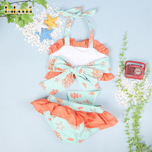 Ocean Creature Traje de baño de 2 piezas para niños y niñas Nailon/algodón transpirable de secado rápido OEM ODM - Product Image 6