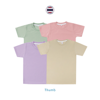 T-shirts en polyester 100% en gros fabriqués en thaïlande ébauches d'impression par sublimation excellentes pour les conceptions personnalisées