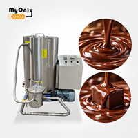 Machine de raffinage industrielle pour chocolat, moulin à billes en acier inoxydable, machine de conchage pour pâte de chocolat