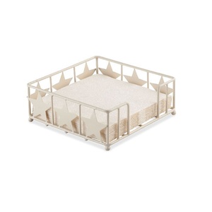 Vente en gros de serviette en métal Huadison Rouleau de papier hygiénique moderne en acier inoxydable fait à la main en cristal noir forme unique Caffey & Party - Product Image 6