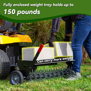 อุปกรณ์เสริม RCM ATV เครื่องเจาะดินแบบลากจูงหลังเครื่องเติมอากาศแบบแหลมพร้อมกระดุมเหล็กชุบสังกะสี - Product Image 4