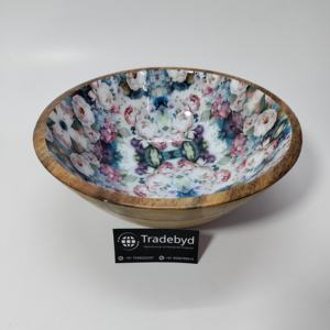 Handcrafted Acacia <b>Wood</b> Round Serving <b>Bowl</b> for <b>Salads</b> Fruits and Snacks Eco-Friendly <b>Bowl</b> for Home and Party Use - Product Image 4