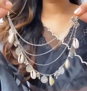 Leggero Boho Kodi Jhumka stile stile <span class=keywords><strong>Kaan</strong></span> orecchini a catena tradizionale e senza tempo con eleganza moderna - Product Image 3