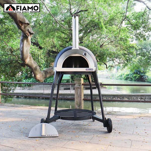 Horno de Pizza de arcilla de leñ<span class=keywords><strong>a</strong></span> y <span class=keywords><strong>Gas</strong></span> grande de alta calidad, horno de Pizza de cocina al aire libre de fuego de madera para asar y Pizza de Navidad - Product Image 6