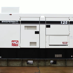 Générateur monté sur châssis Multiquip Whisperwatt 125 Kva de haute qualité - 100 Kw 12 500 heures - Product Image 1