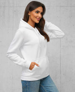 100% ropa de mujer de algodón Otoño e Invierno sudaderas con capucha y sudadera de manga larga con cremallera polar grueso Casual sudaderas con capucha deportivas - Product Image 2