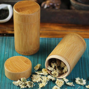 Premium Quality Various Sizes Bamboo <b>Tea</b> Tumbler Storage Box <b>Tea</b> <b>Canister</b> Packing Tube Natural Boxes - Product Image 4