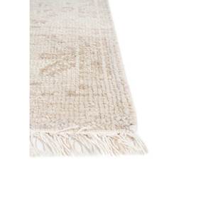 Tapis en laine noué à la main Erbe Ivory AKWL-1712, motifs abstraits rectangulaires en forme de médaillon, pour la maison, le salon, tapis pour adolescents - Product Image 4