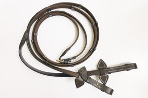Bridon pour cheval en cuir véritable SidePull - Taille et logo personnalisables, designs sur mesure - Product Image 5