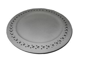 Latón hecho a mano redondeado para placa de cargador Ins diseño utensilios de catering platos económicos para fiestas de boda - Product Image 6