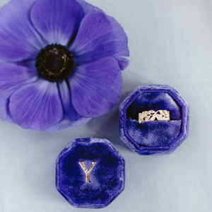 Anillo de pareja clásico en oro de 10K acabado de diamante cultivado en laboratorio banda mate para hombre boda de compromiso de vid Floral para mujer para fiestas - Product Image 3