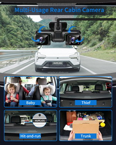 Caméra embarquée 5 canaux avant arrière gauche droite DVR 4K 360° °   Caméra embarquée pour voiture avec <span class=keywords><strong>CPL</strong></span> AI DMS 5G WiFi GPS - Product Image 6