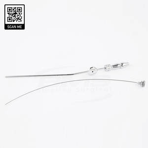 Aspirateur manuel Frazier de qualité médicale certifié CE pour la neurochirurgie ORL, embout d'aspiration angulaire de 19 cm, réutilisable, chirurgical - Product Image 4