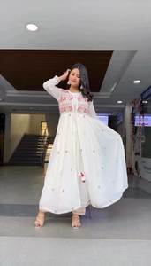 Indian Heavy Pure Georgette with Embroidery and Sequence Work for Party Wear All Size and Colors Available for Women Clothing - Product Image 6