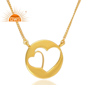 Trending Design Sterling <b>Silver</b> 18K Gold Plated Pendant <b>Necklace</b> Demi Fine Jewelry for Women Gift for Her - Product Image 2