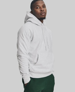 Sweat à capuche à tissage inversé pour hommes, point contrasté personnalisé, conception réversible en molleton de coton - Product Image 1