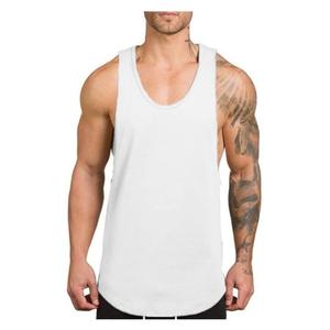 Nueva llegada de calidad superior superventas color sólido 100% algodón solo jersey de los hombres camiseta sin mangas de la fábrica de Bangladesh mejor precio - Product Image 3