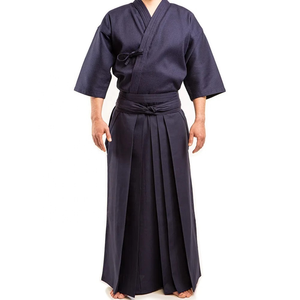 Fresh Arrivals New Edition Unisex Aikido Hakama <b>Skirts</b> Sets Customize Logo High Quality Stretch Lightweight Breathable 100% - Product Image 1