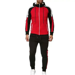Chándal de poliéster con logotipo estampado, chaquetas para hombre, conjuntos de pantalones, ropa deportiva para correr, traje de estilo informal para hombre - Product Image 2