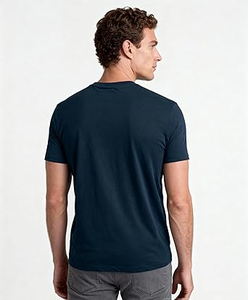 T-shirt Homme Uni de Haute Qualité, Élégant, Logo OEM, Couleur Unie, Personnalisé, Surdimensionné, 100% Coton - Product Image 3