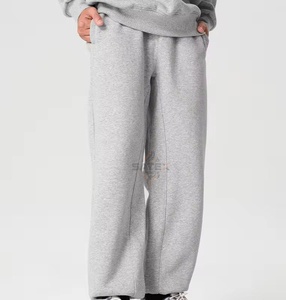 Custom Casual Thick Acid Wash Fleece Sweatpants with for Logo Drawstring Closure Breathable High Quality OEM Service - Product Image 6