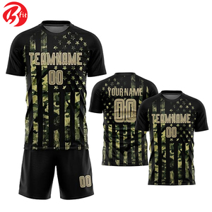 ชุดเสื้อฟุตบอลผ้าโพลีเอสเตอร์สีเขียวแห้งไวระบายอากาศได้ดี - Product Image 5