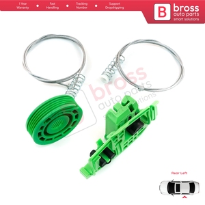 ชุดซ่อมมอเตอร์กระจกไฟฟ้าหลังซ้าย รุ่น BWR661 สำหรับรถยนต์ซีรีย์ 3 E90 E91 ปี 2004-2012 แบบ 4/5 ประตู รหัสอะไหล่ 51357140589 - Product Image 5
