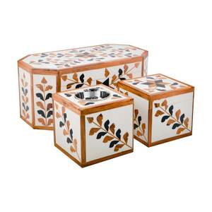 Soporte para Pasteles de Nácar Blanco Especial para Eid y Ramadán, Soporte de Exhibición de Chocolate de Acero y Vidrio para Pasteles y Cupcakes - Product Image 6