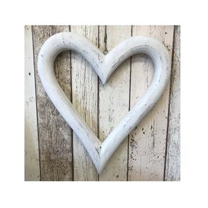 Customized Size <b>Heart</b> Shape Wood Tags High Quality Modern Indoor Home Decorative Hanging Pieces Wood Decoration - Product Image 5